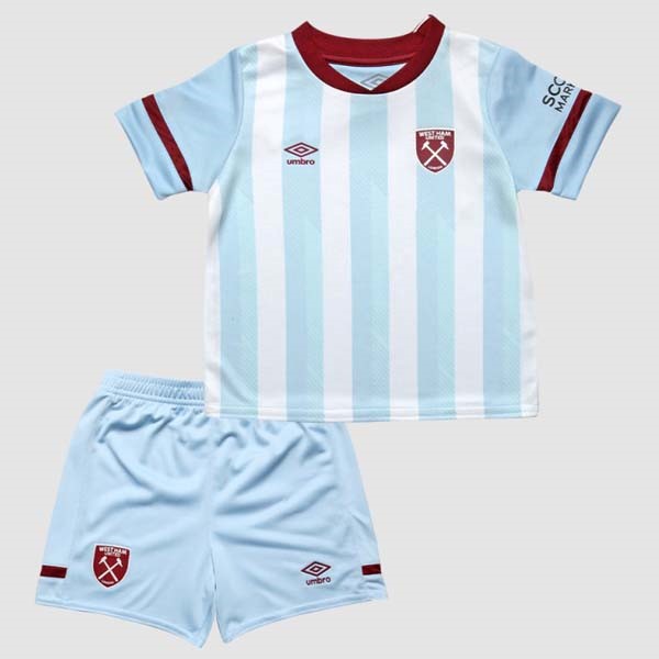 Tailandia Camiseta West Ham United 2ª Niño 2021 2022